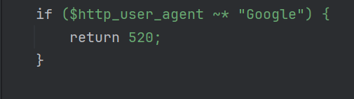 Nginx config blocking Googlebot